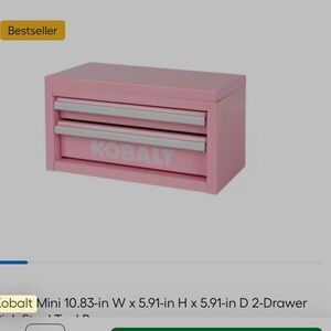 Kobalt Mini 2 Drawer Toolbox Pink